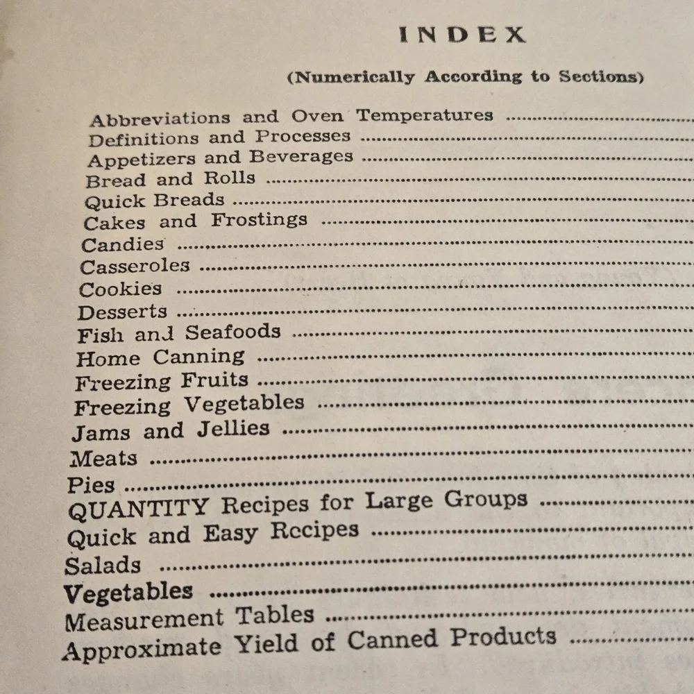 Vintage (1972) Grange Pennsylvania State Cookbook 536 Pages Over 1500 Recipes